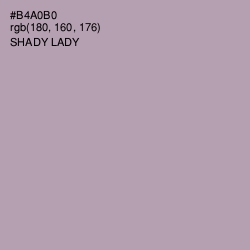 #B4A0B0 - Shady Lady Color Image